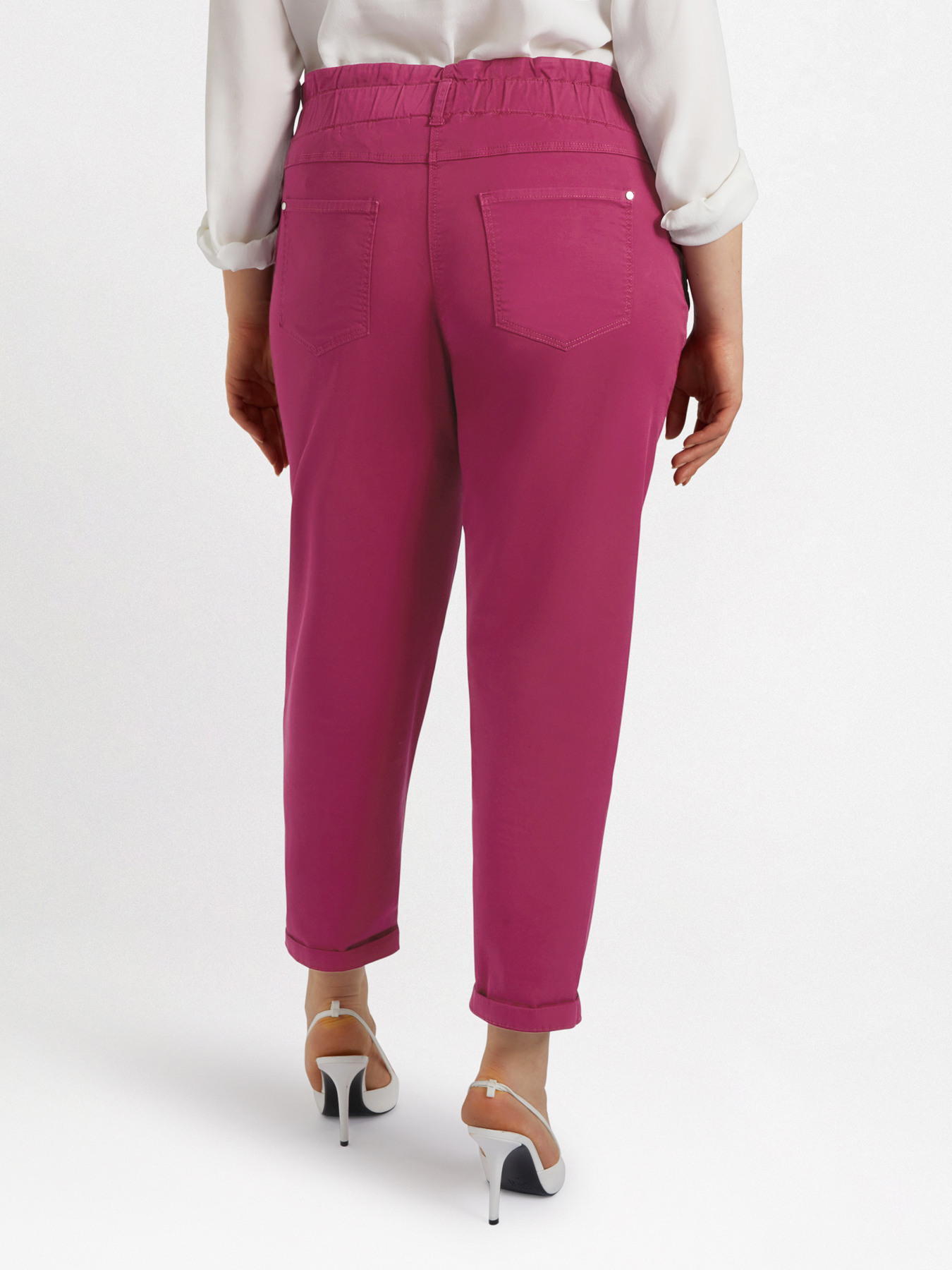 Pantaloni balloon in cotone image number 2