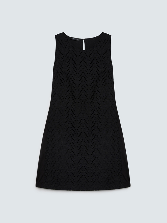 GLAM sheath dress in broderie anglaise