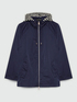 Striped hooded parka image number 5