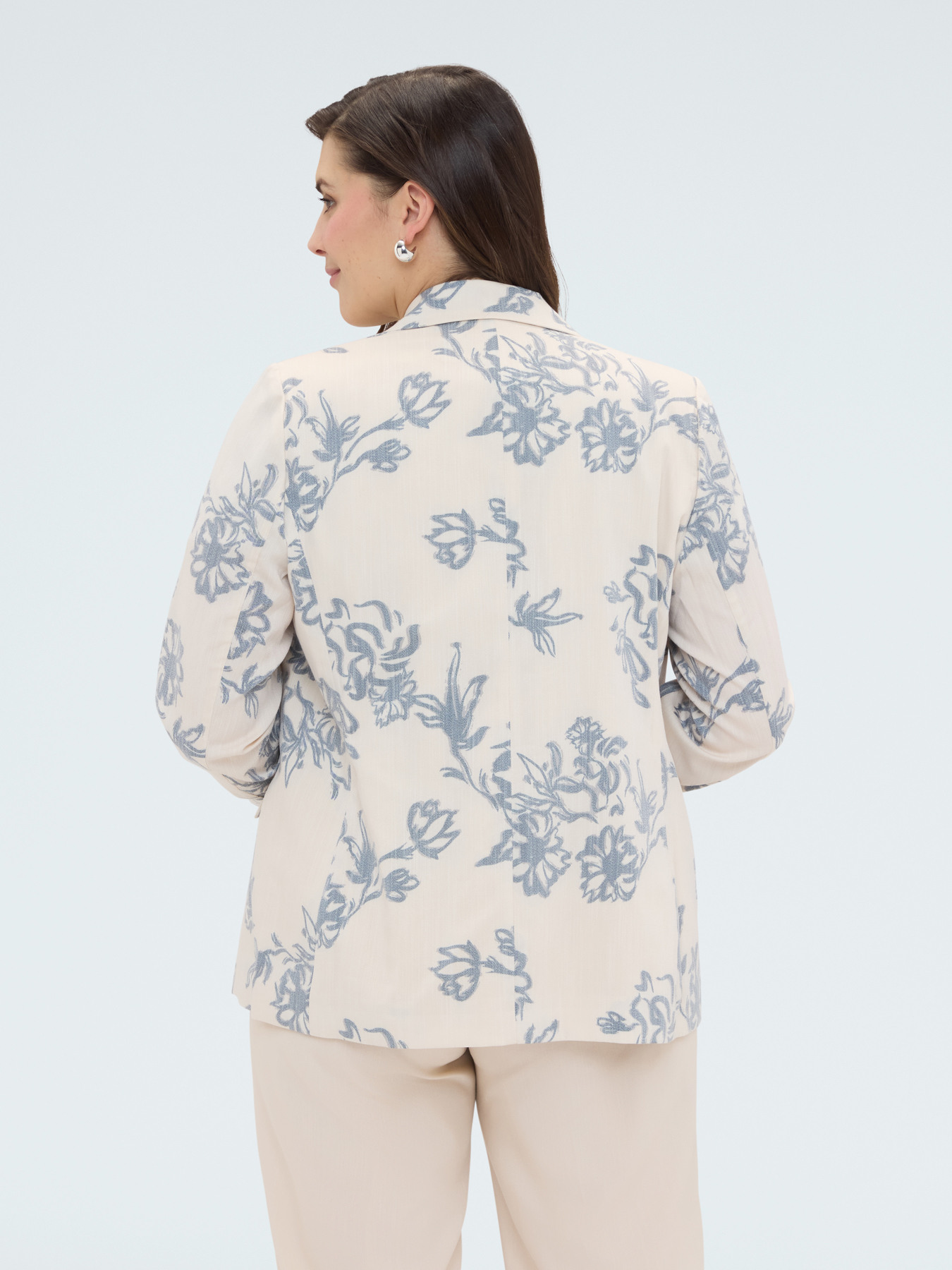 Floral print blazer image number 3
