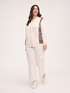 Offene Sweatjacke mit Animal-Print-Eins&auml;tzen image number 2