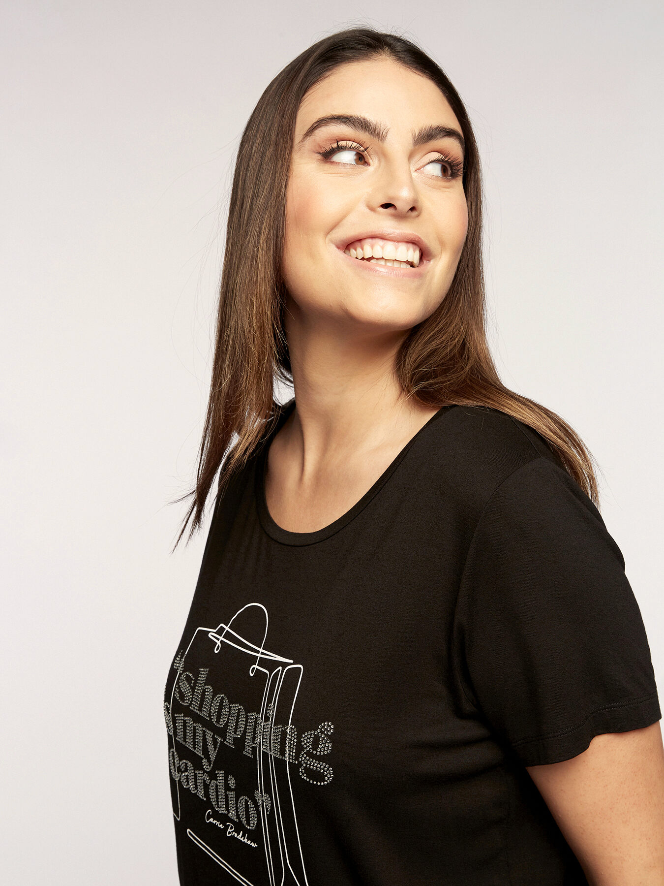 T-Shirt &bdquo;Shopping is my cardio&ldquo; image number 2