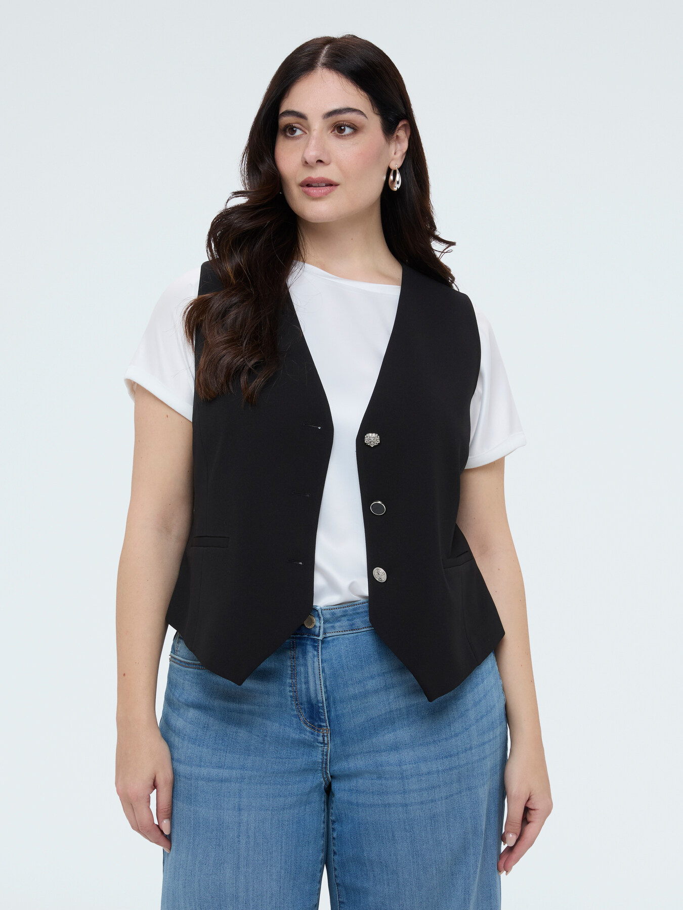 Gilet in tessuto stretch image number 2