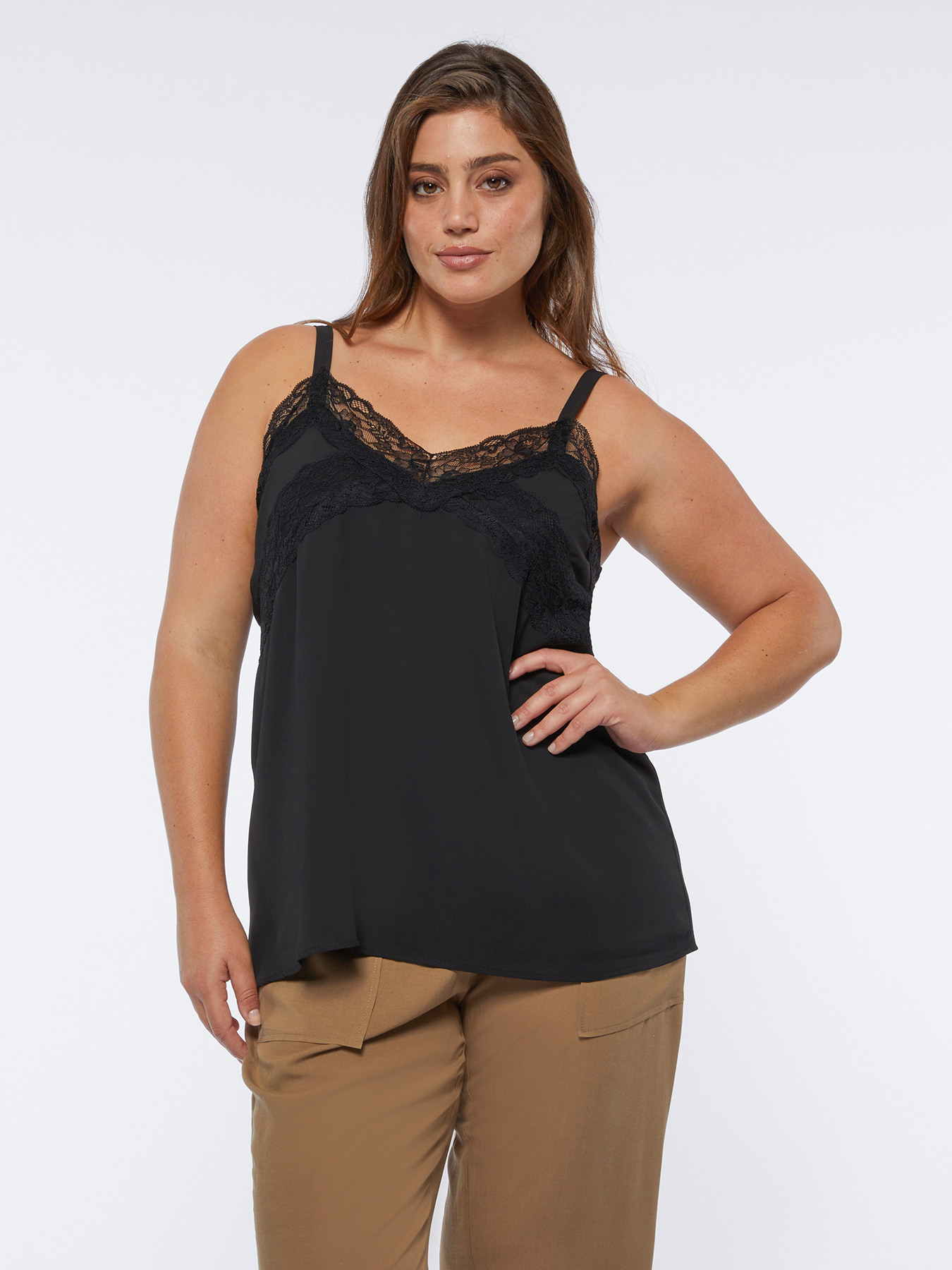 Top con pizzo image number 0