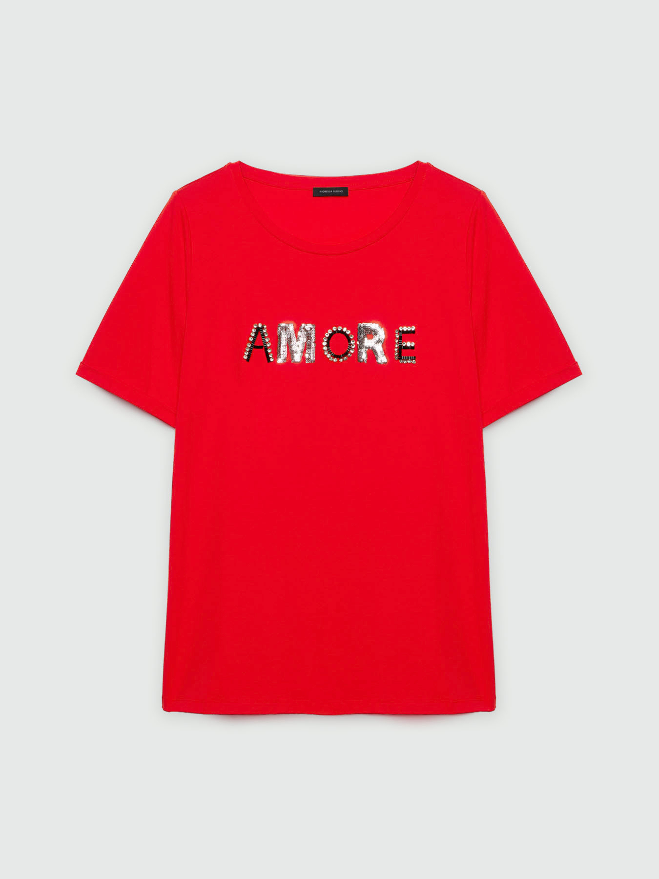 T-Shirt mit Schriftzug &bdquo;Amore&ldquo; image number 4