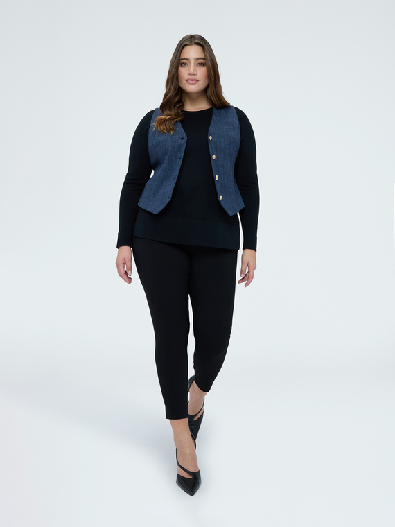 Jeggings-Hose mit elastischem Bund