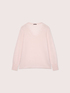 V-neck mohair blend sweater image number 4