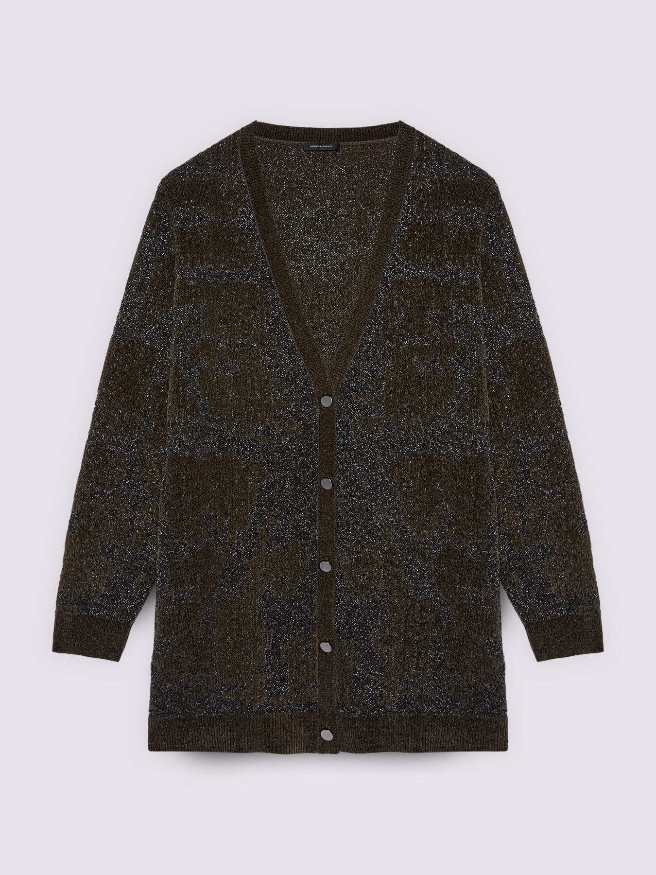 Cardigan camouflage laminato image number 5