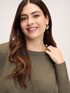 Viscose blend lurex sweater image number 3