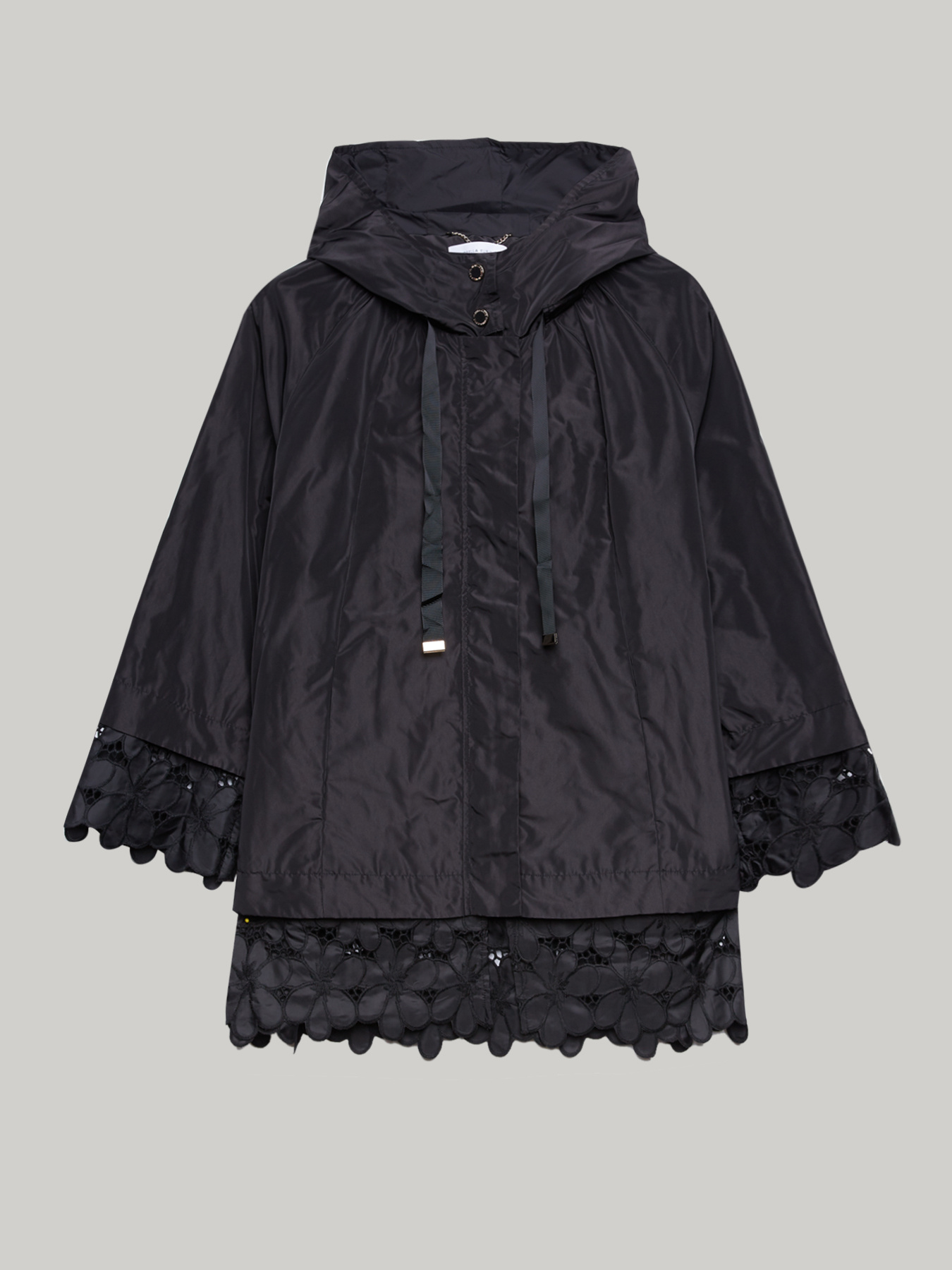 Blousonjacke mit Blumenbord&uuml;ren image number 3