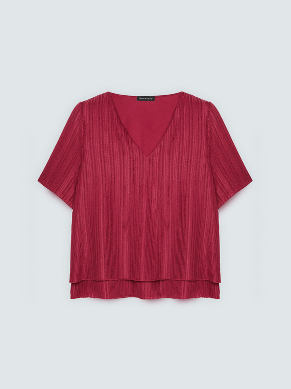 Ribbed jersey T-shirt