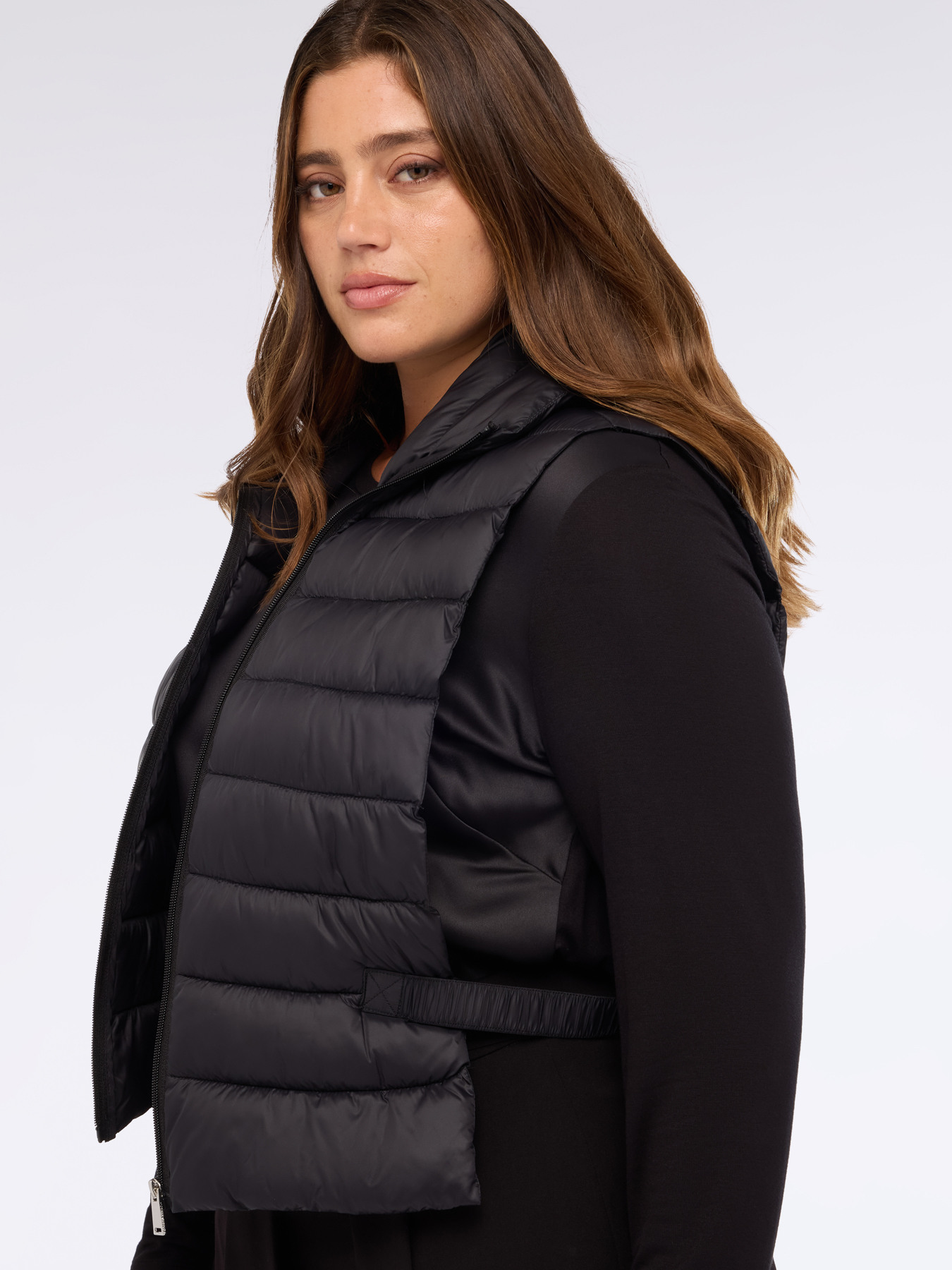 Veste en n&eacute;opr&egrave;ne avec plastron amovible image number 4