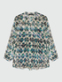 Printed blouse image number 4