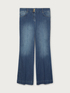 Flared jeans in light stretch denim image number 3