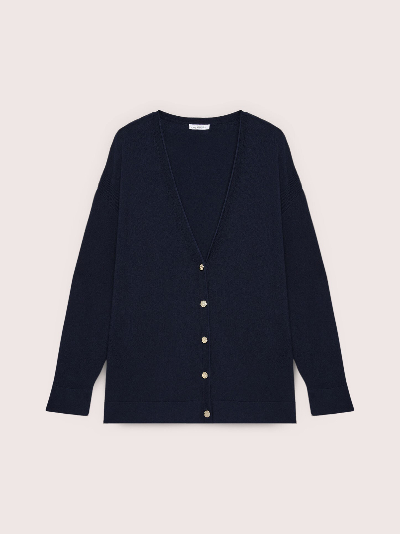V-neck cardigan with buttons image number 4