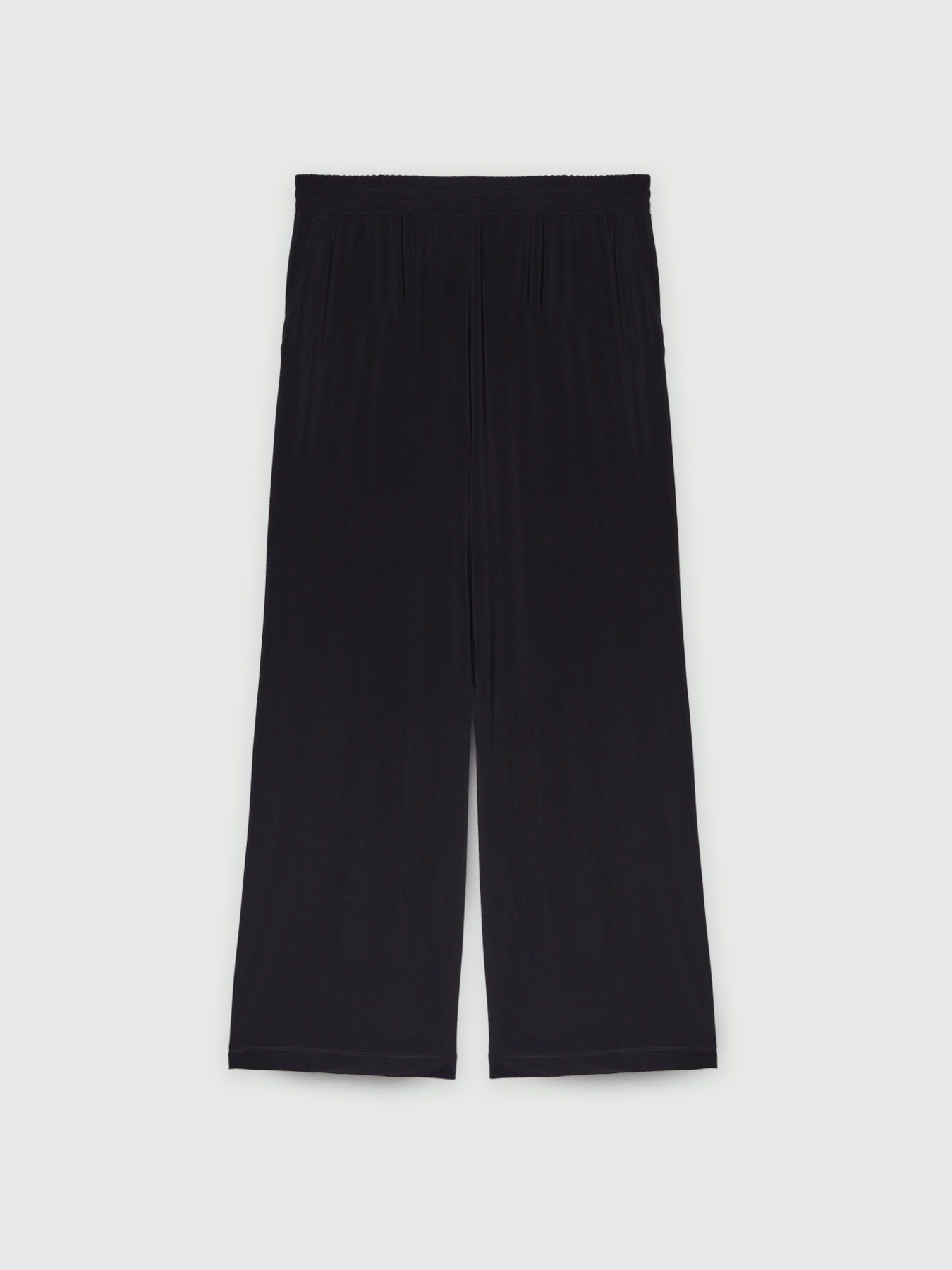 Pantaloni wide leg in jersey image number 3