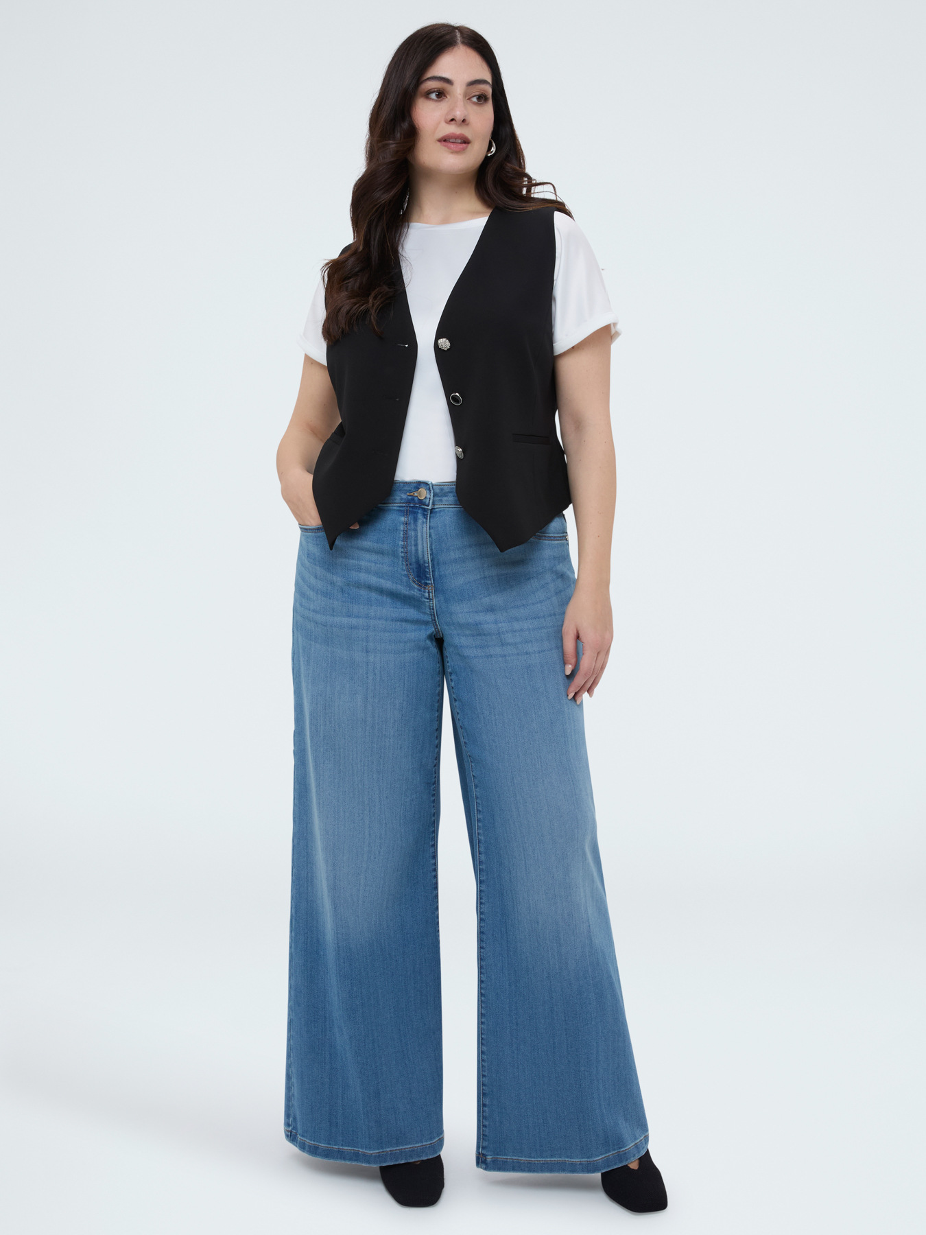 Gilet in tessuto stretch image number 0