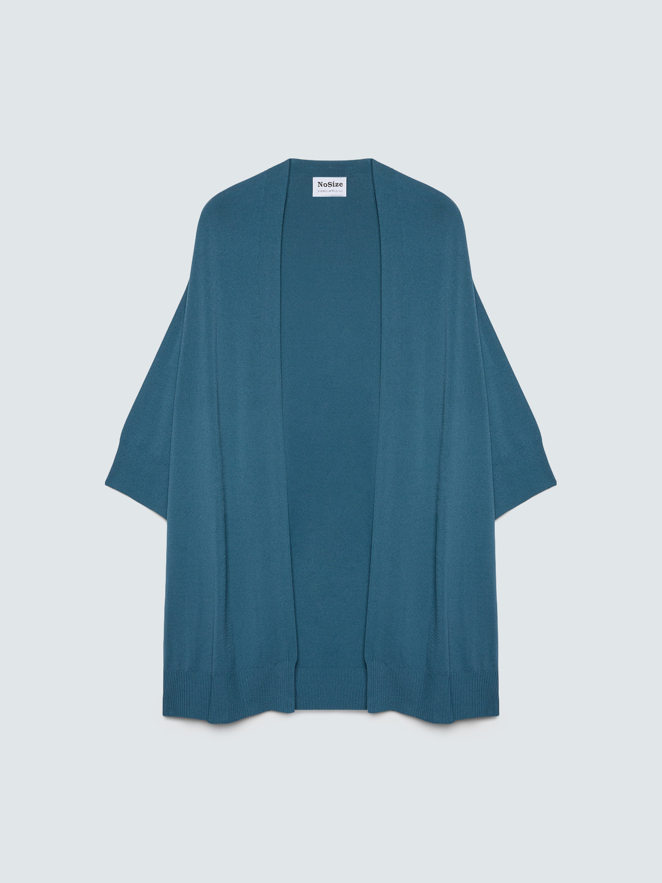 Cardigan long en tricot fin m&eacute;lang&eacute; viscose image number 4