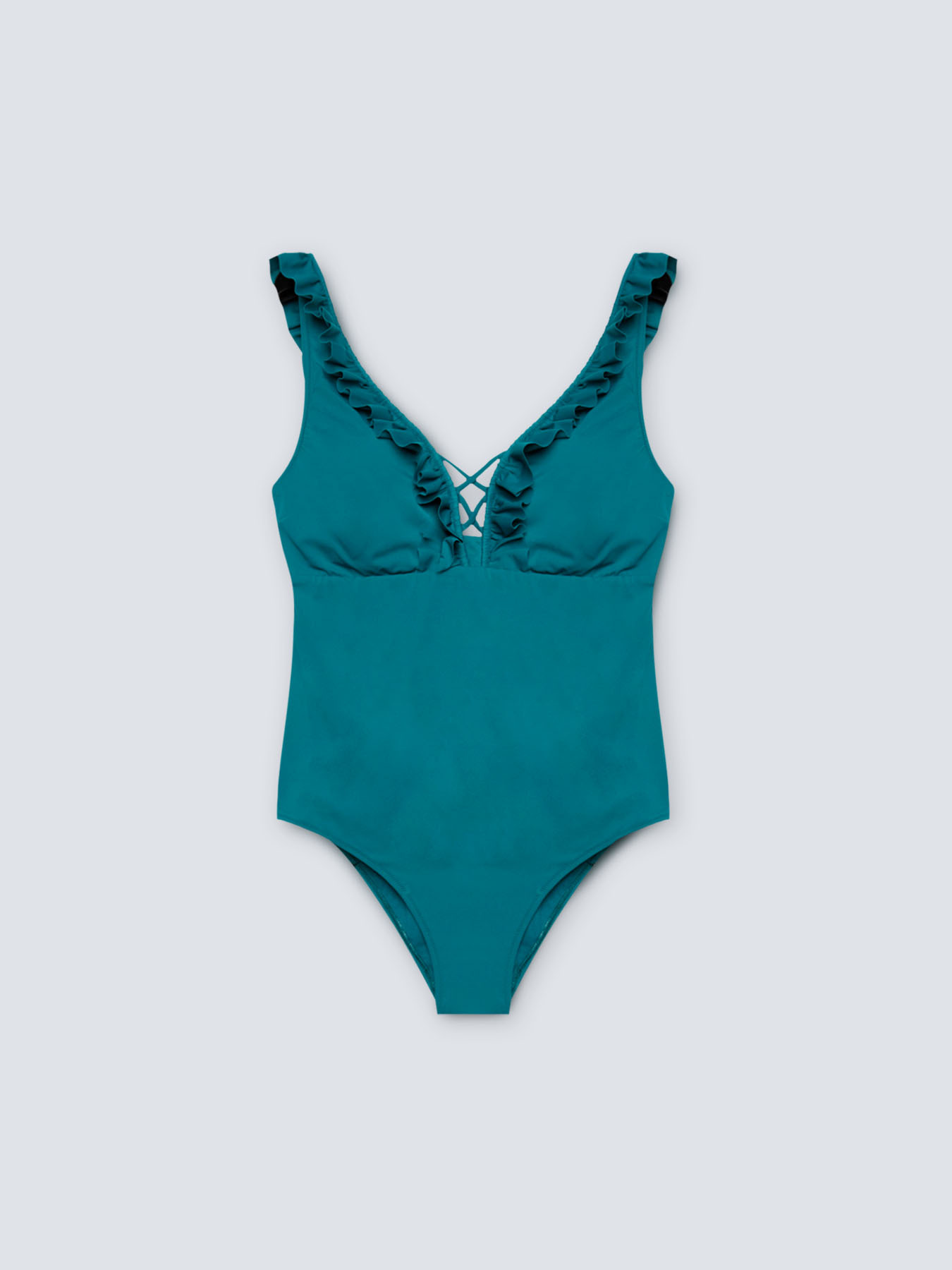 Maillot de bain une pi&egrave;ce &agrave; volants image number 3