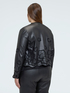 Jacke aus beschichtetem Stoff mit Blumenmuster image number 1
