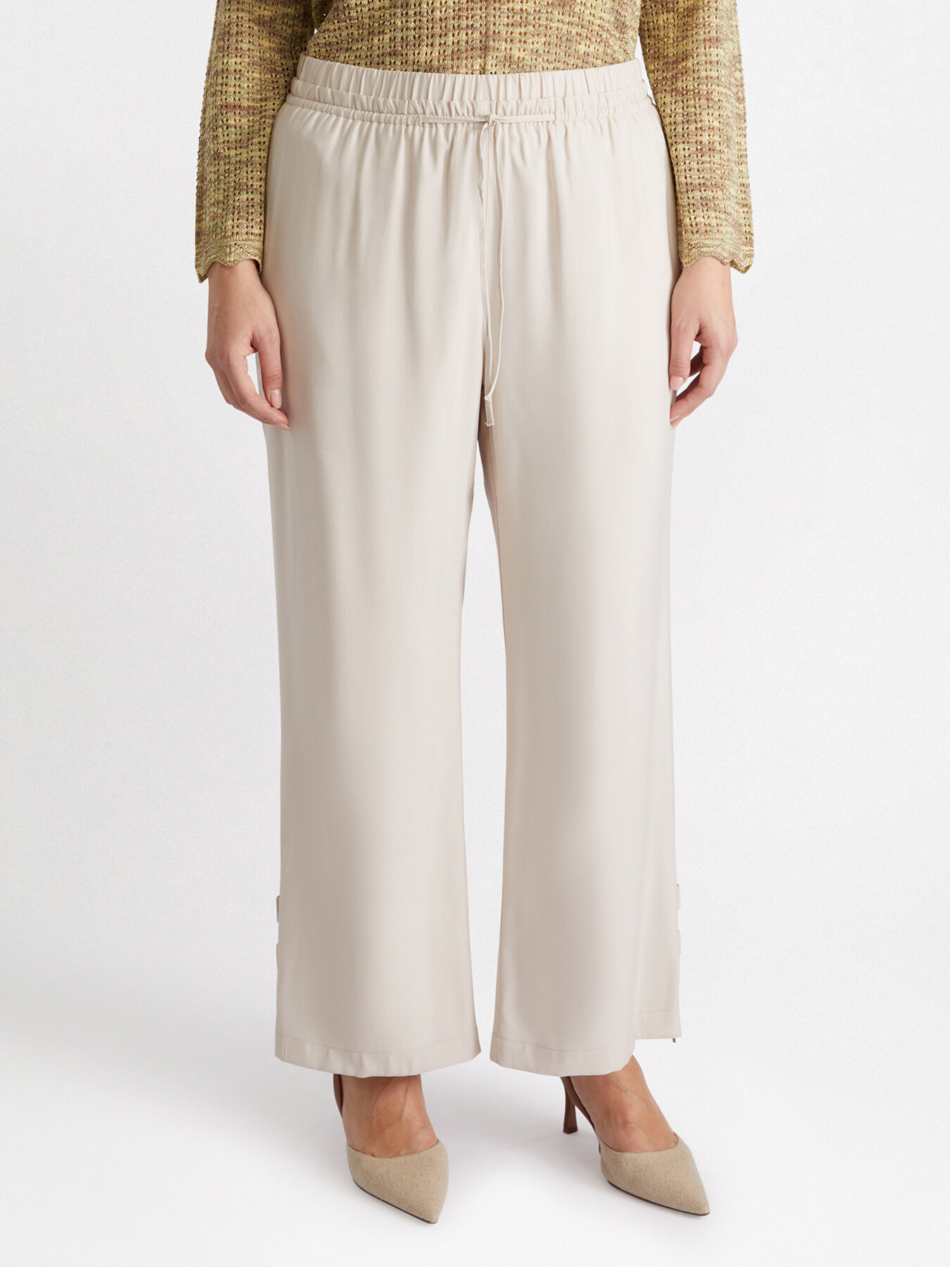 Joggers with zipped hem image number 2