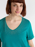 T-shirt con strass image number 3