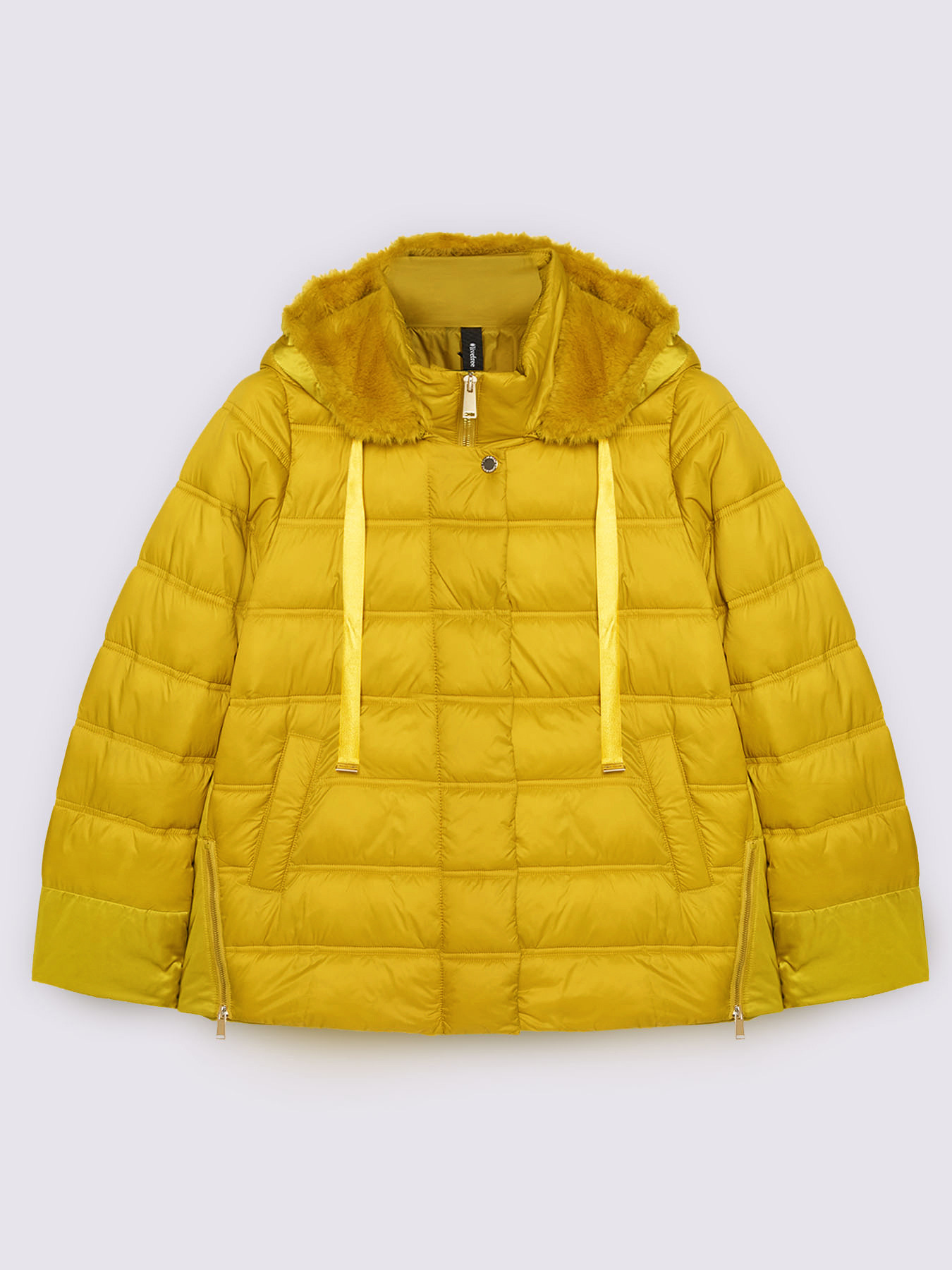 Hybrid-Daunenjacke mit Kapuze und Kordelzug image number 6