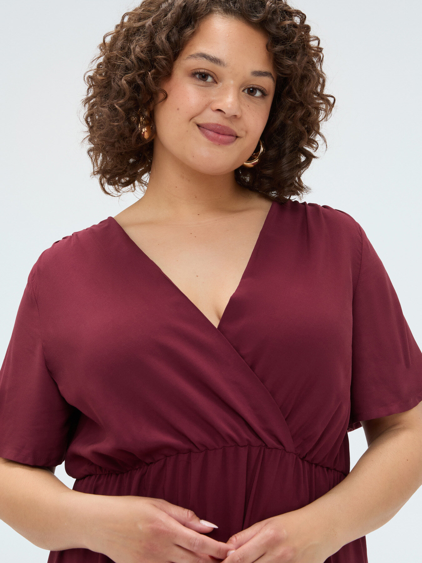 Long Smile viscose dress image number 3