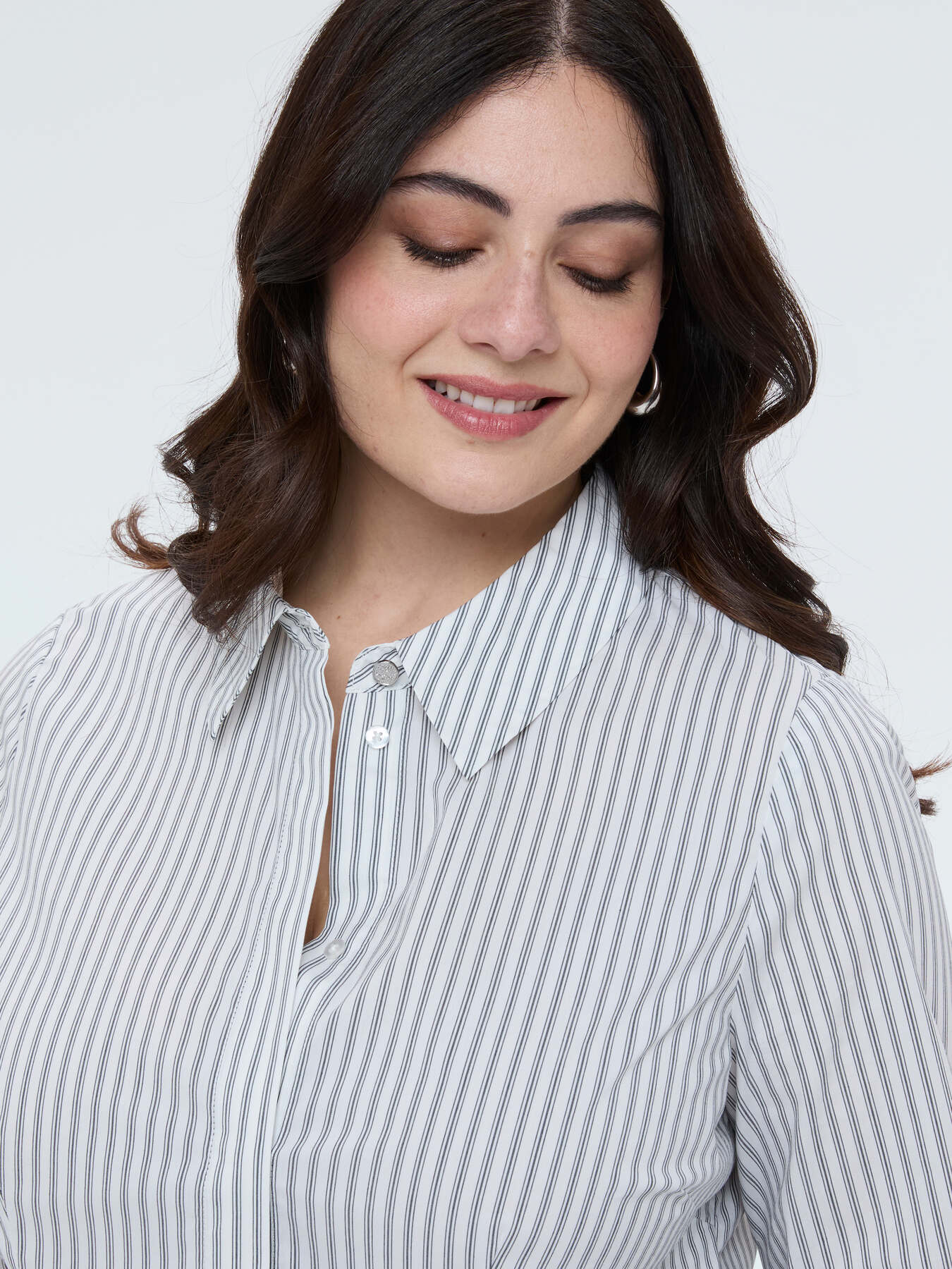 Striped cotton shirt image number 2