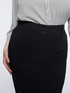 Pencil skirt with front zip image number 2