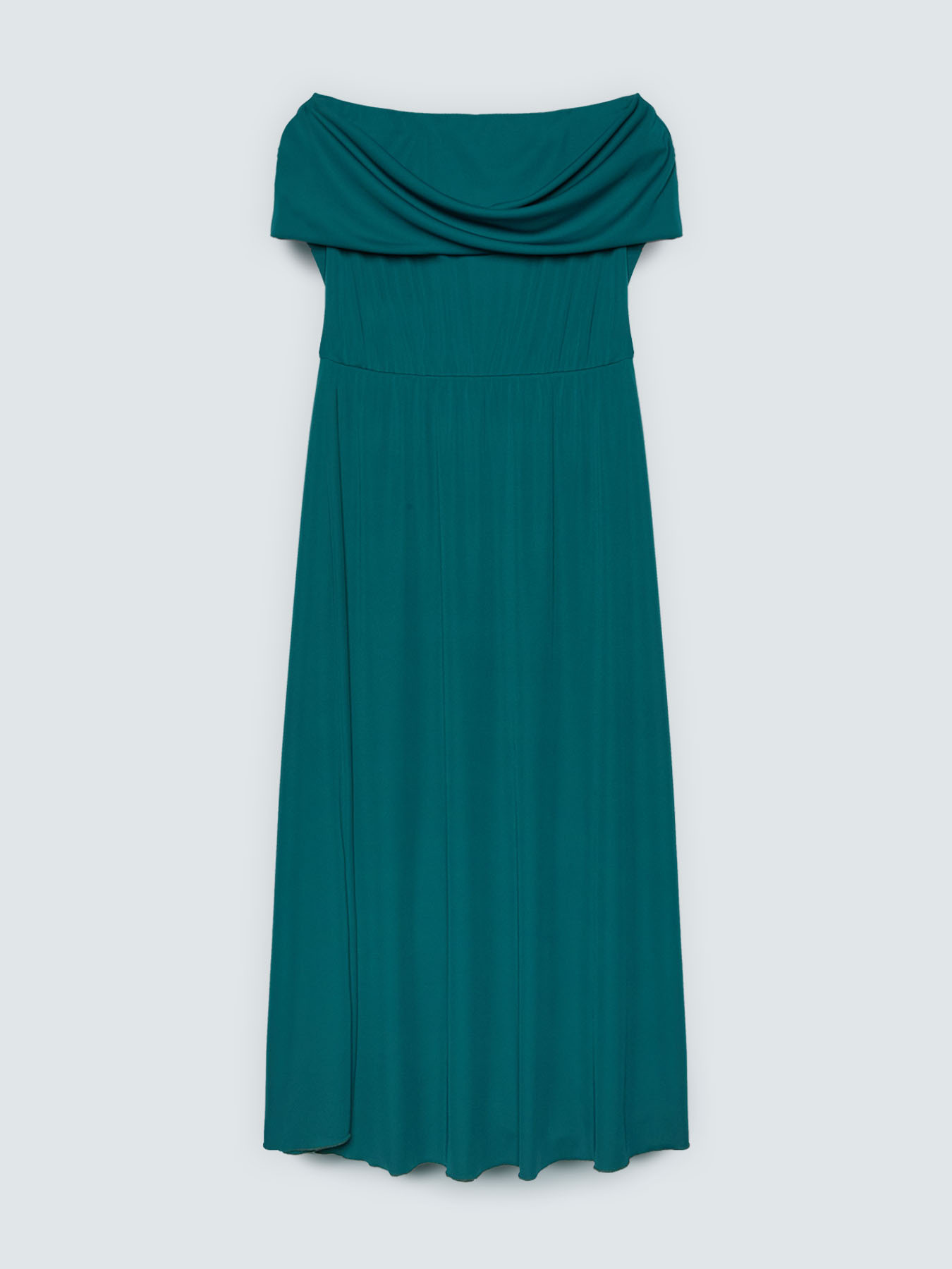 Langes Chill Off-Shoulder-Kleid aus Jersey image number 4