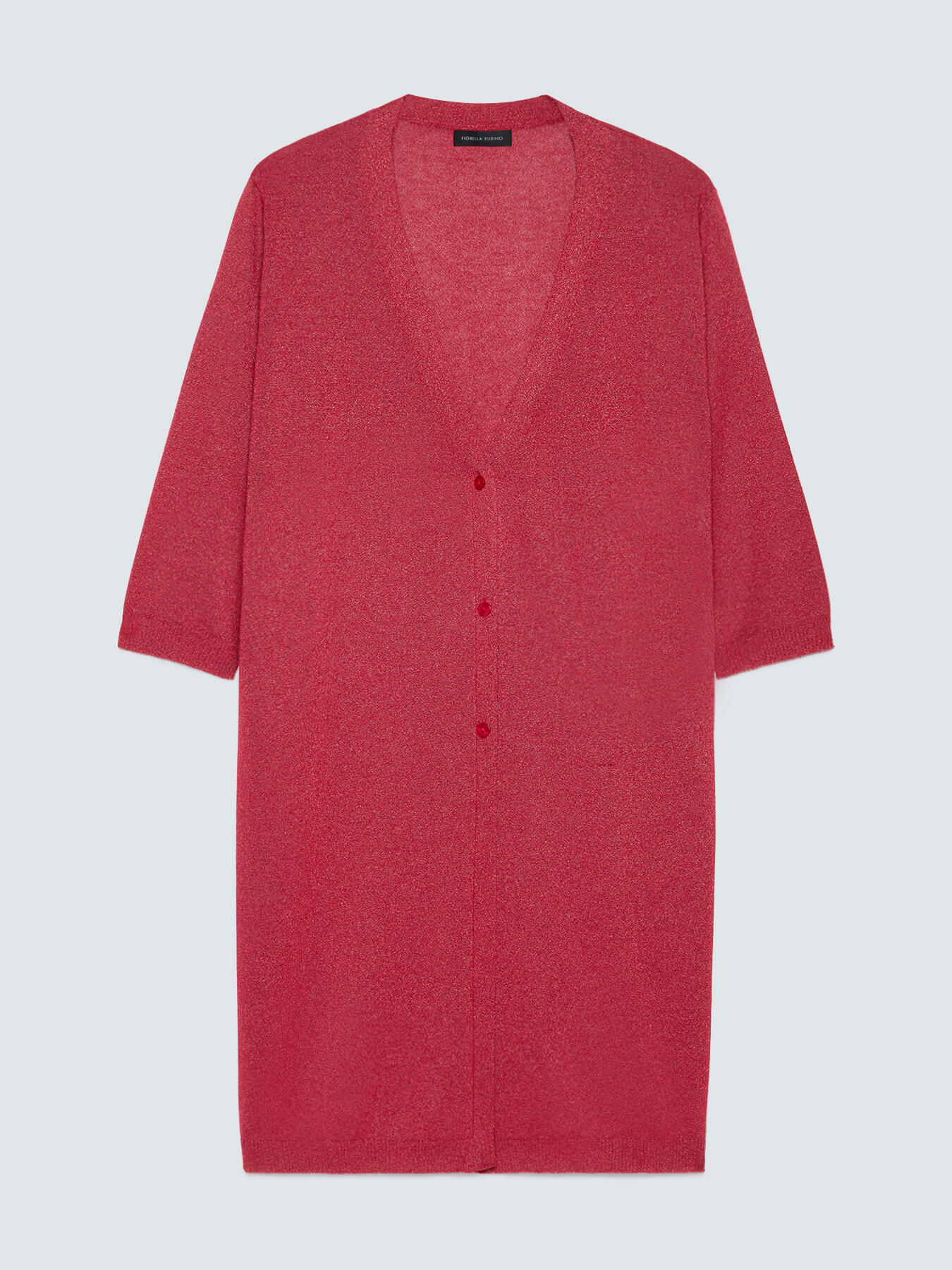 Cardigan long en m&eacute;lange de viscose image number 4