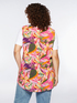 T-Shirt mit Blumenmuster-Eins&auml;tzen image number 1