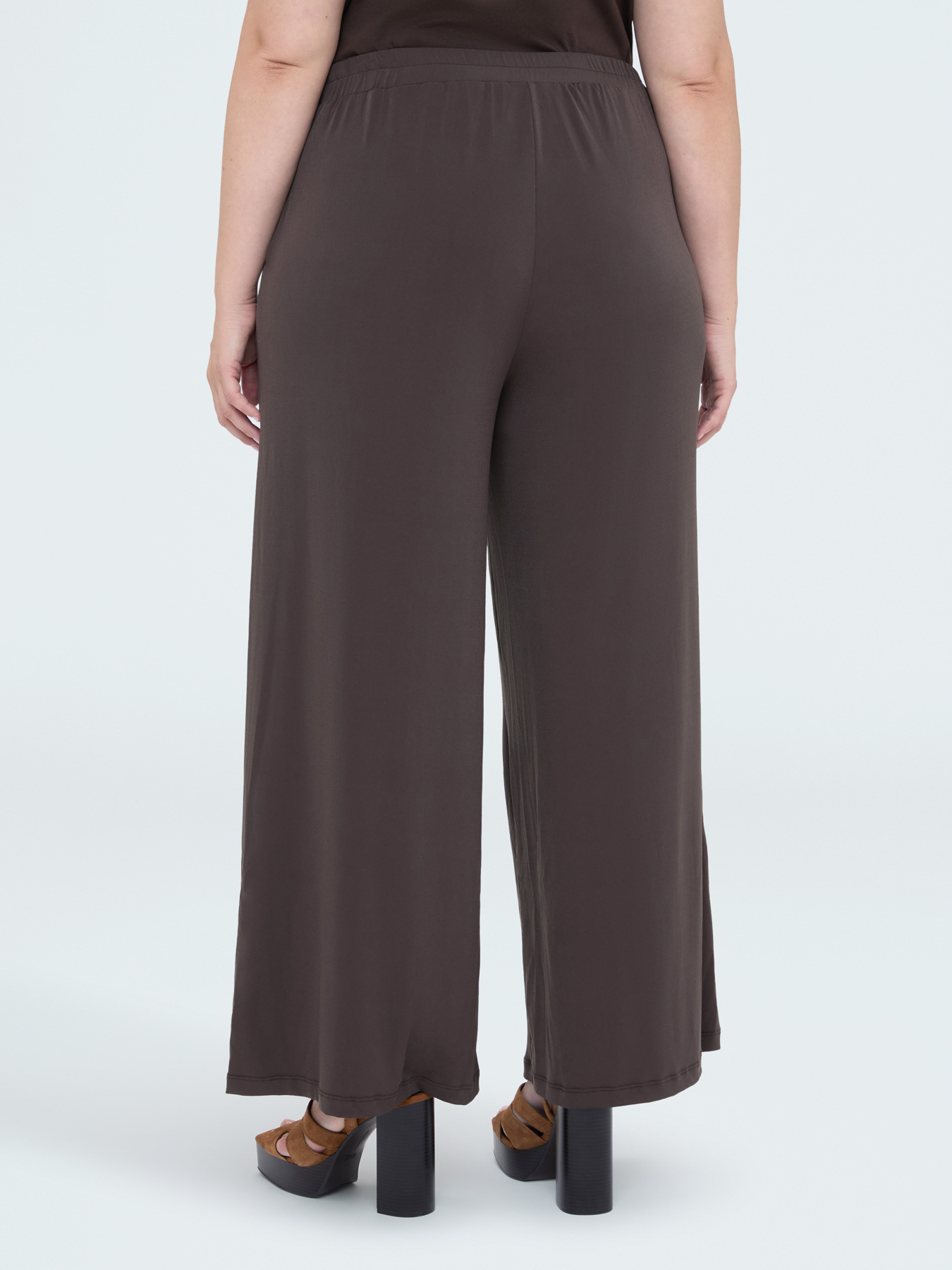 Palazzo pants in jersey image number 1