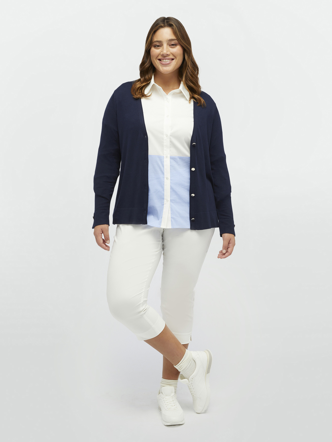 Capri-Hose aus Stretchgewebe image number 1