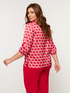 Blusa con estampado geom&eacute;trico image number 1
