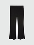 LENZING&trade; ECOVERO&trade; viscose flared trousers image number 4