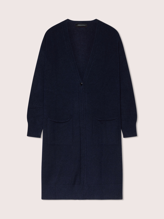 V-neck cardigan in viscose blend