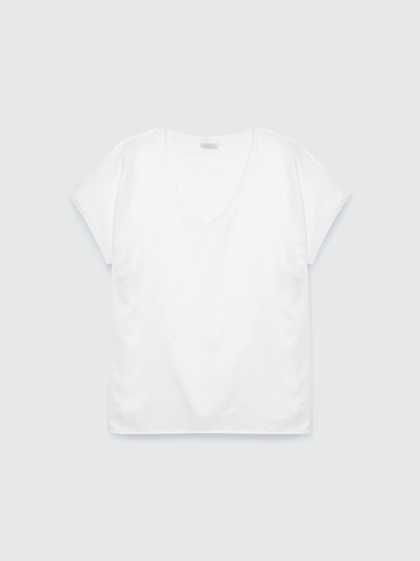 T-Shirt aus zwei Stoffen image number 3