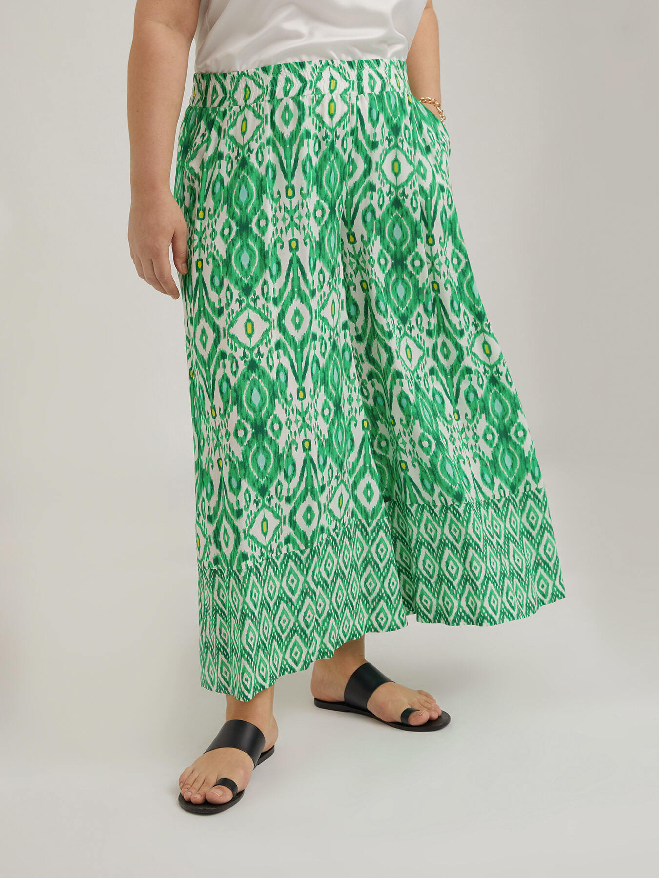 Pantaloni palazzo stampati image number 2