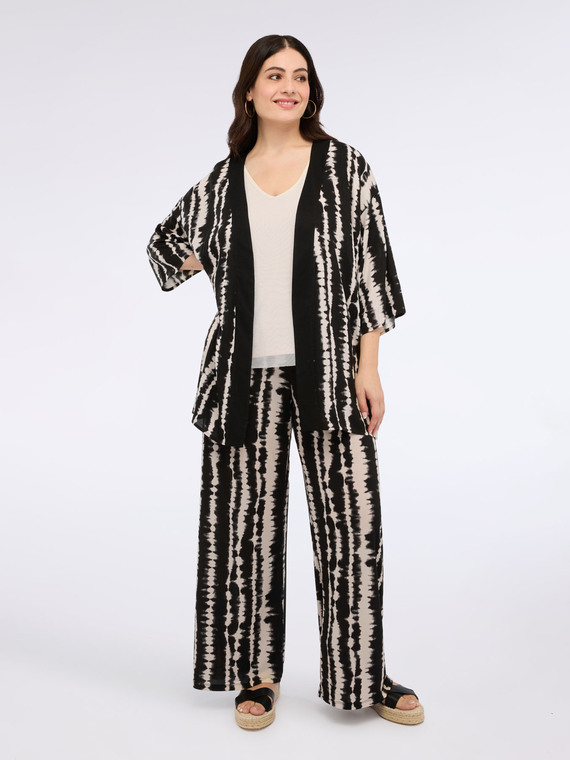 Kimono estampado tie dye