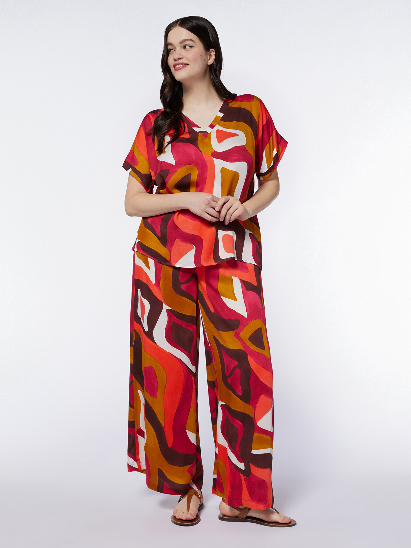 Blusa estampada image number 4