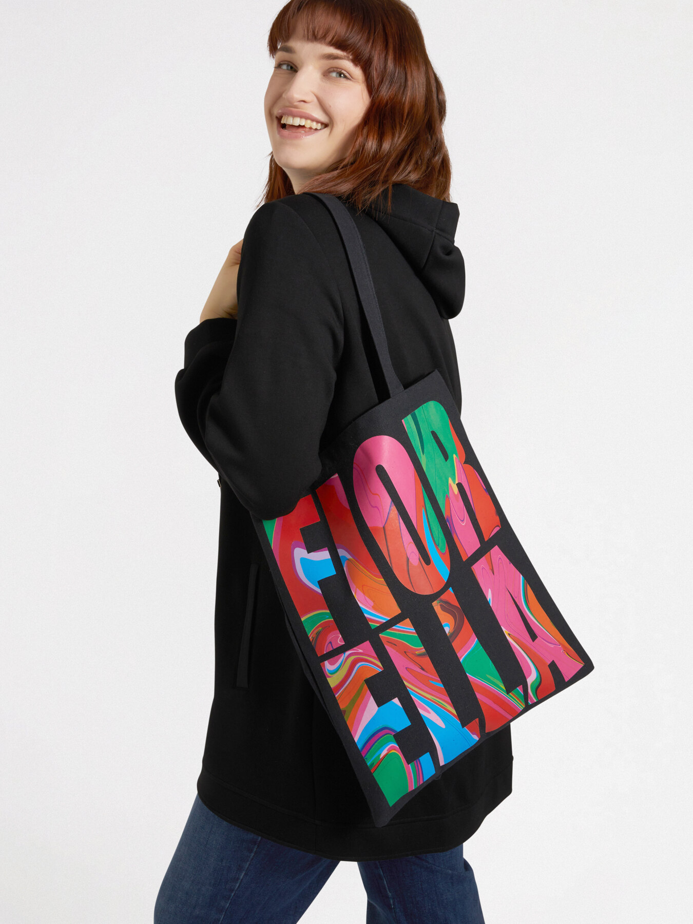 Tote bag con scritta Fiorella image number 0