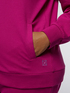 Farbiges Sweatshirt mit Reißverschluss und Kapuze image number 3
