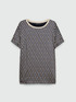 Chain print T-shirt image number 4