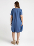 Linen and jersey dress image number 1