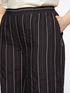 Pinstriped fabric trousers image number 2