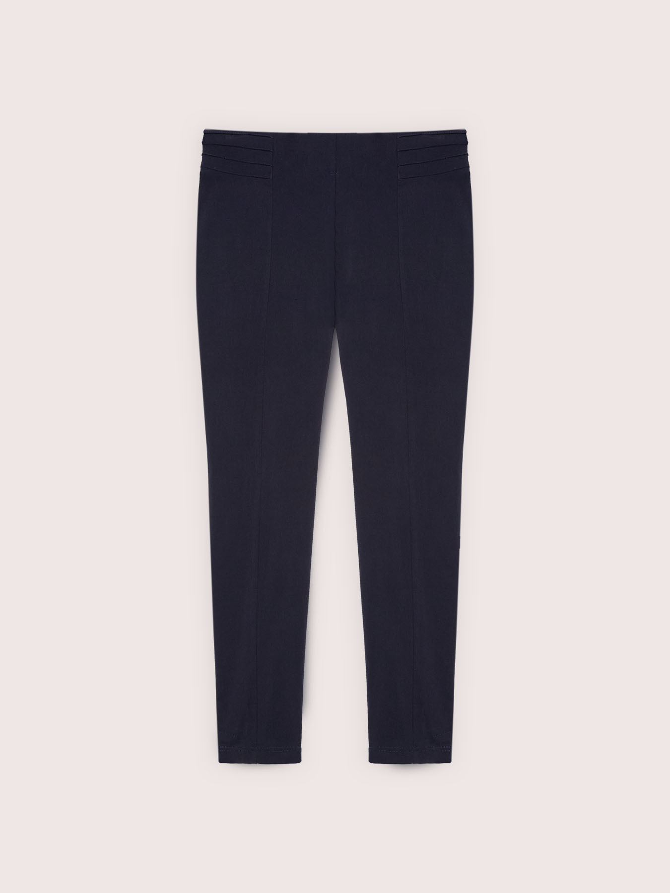 Jeggings with front pleat and decorative buttons image number 4