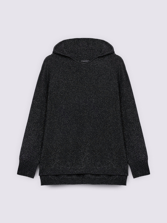 Kapuzenpullover aus Viskose-Mischgewebe
