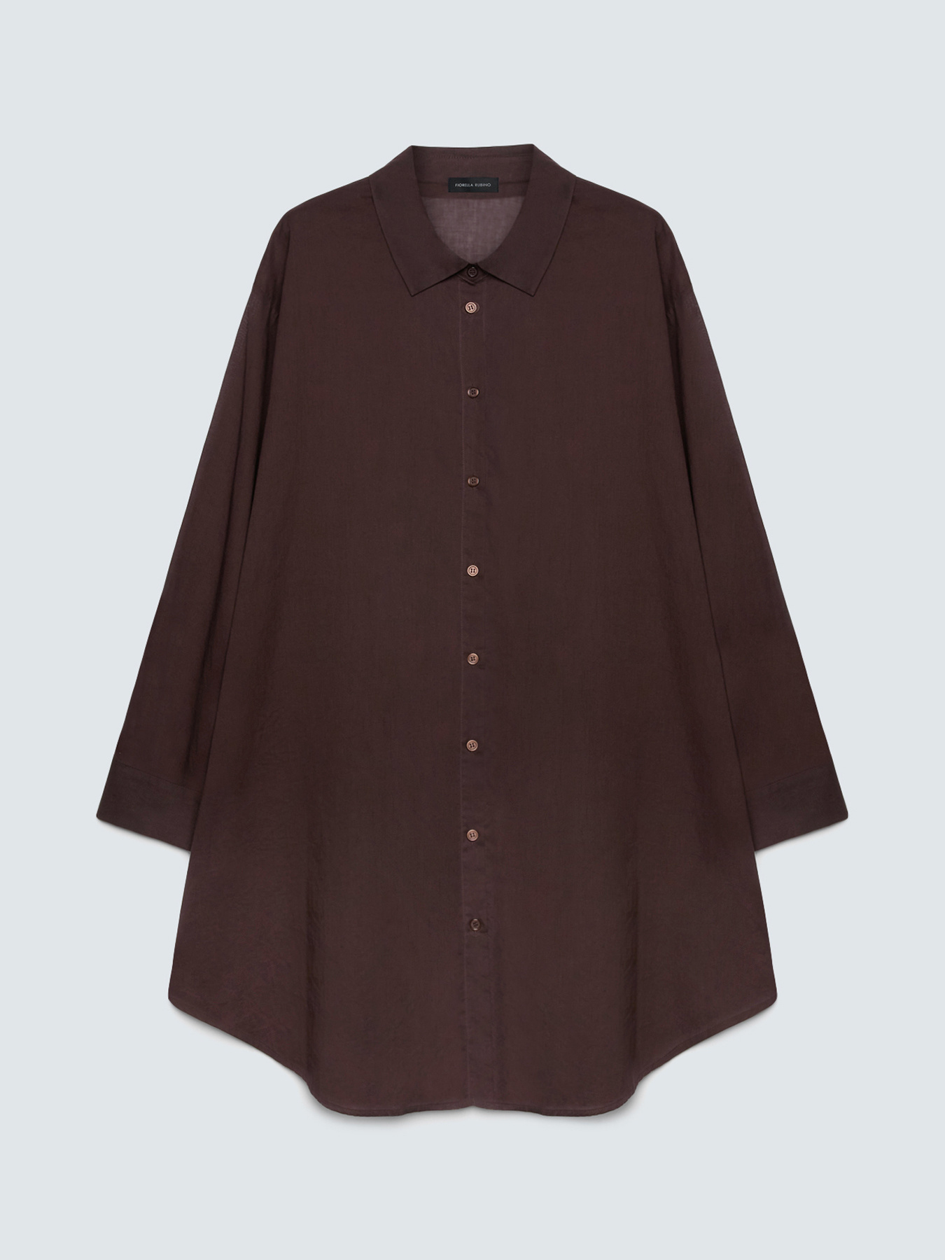 Long cotton shirt image number 5
